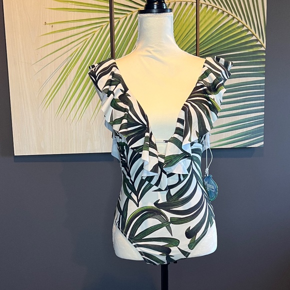 SHOW ME YOUR MUMU Palm One Piece Swimsuit - Picture 2 of 7